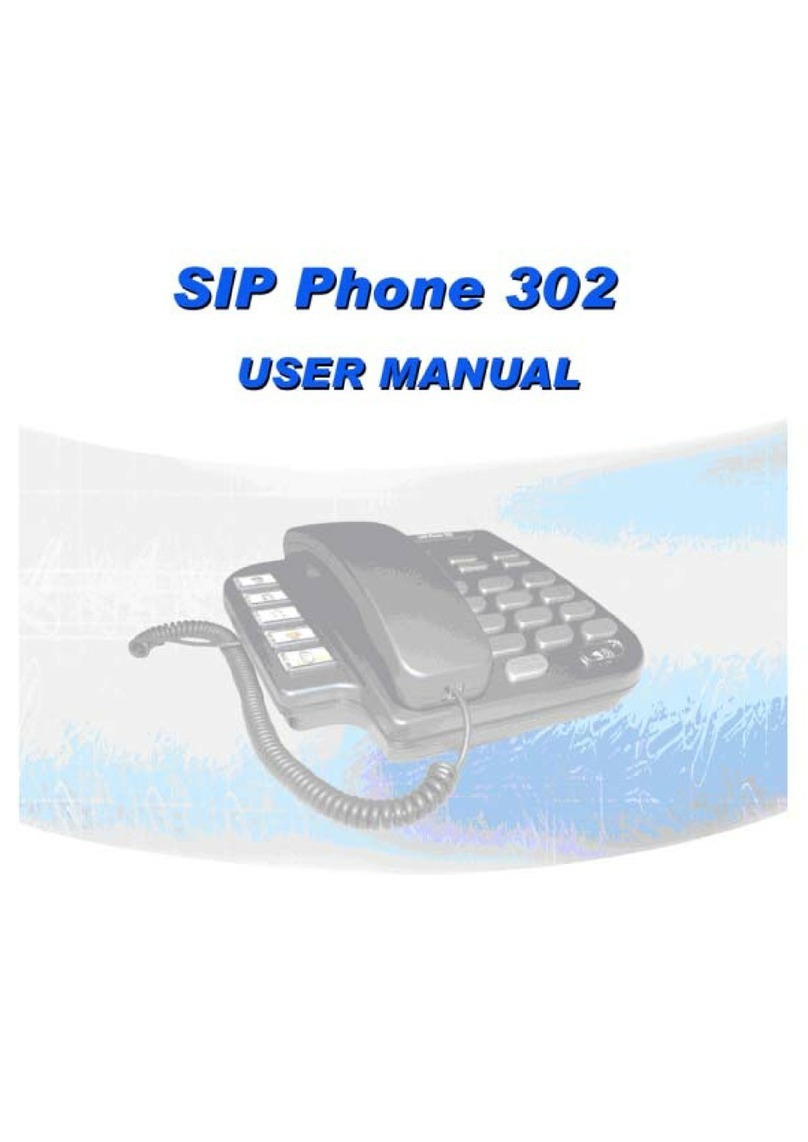 WELLTECH SIP-Phone 302 User manual WELLTECH SIP-Phone 302 User manual