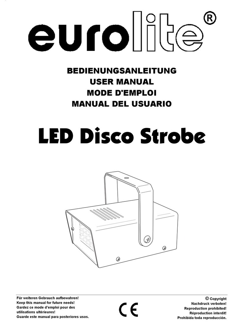 EuroLite LED Disco Strobe user manual