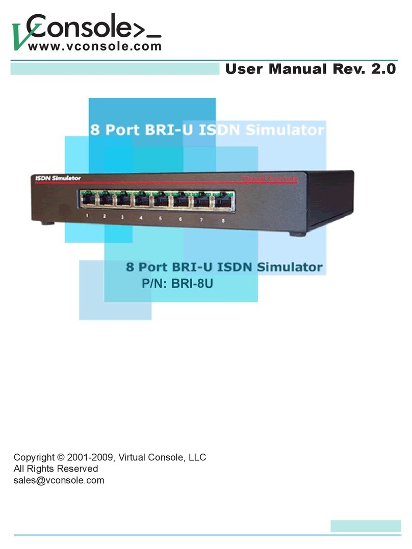 Virtual Console BRI-8U user manual