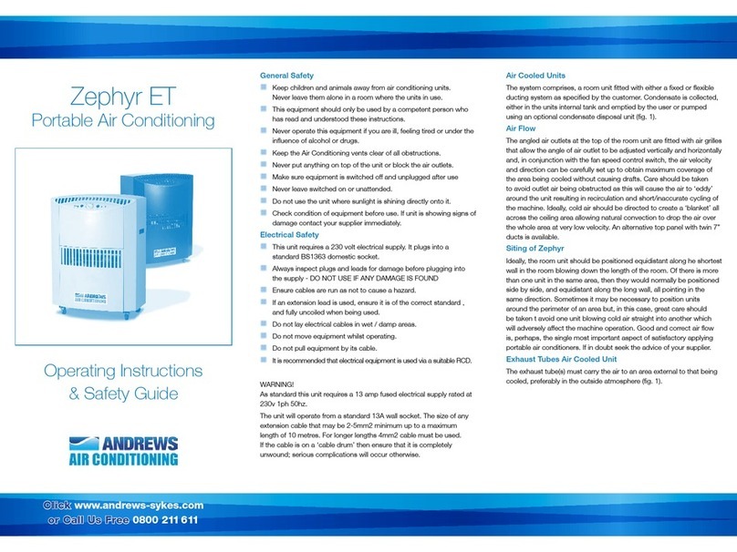 andrews Zephyr ET Product information sheet