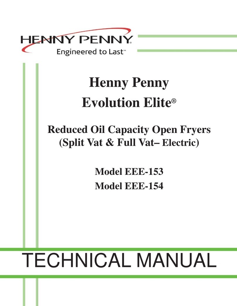 Henny Penny Evolution Elite EEE-153 Technical manual Henny Penny Evolution Elite EEE-153 Technical manual