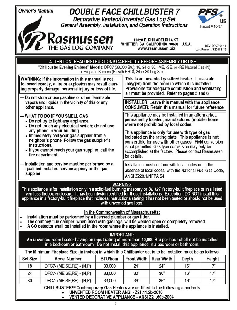 Rasmussen DFC7 Series User manual