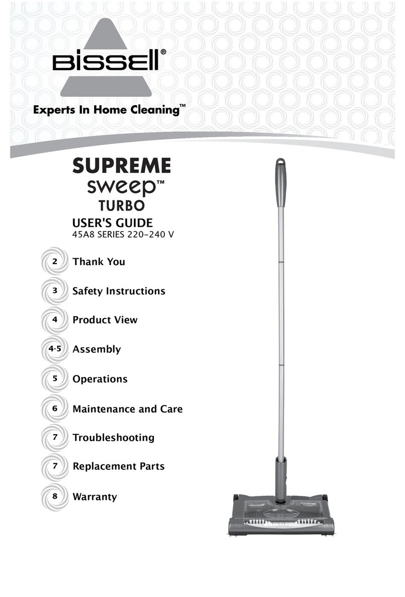Bissell Supreme Sweep Turbo user guide