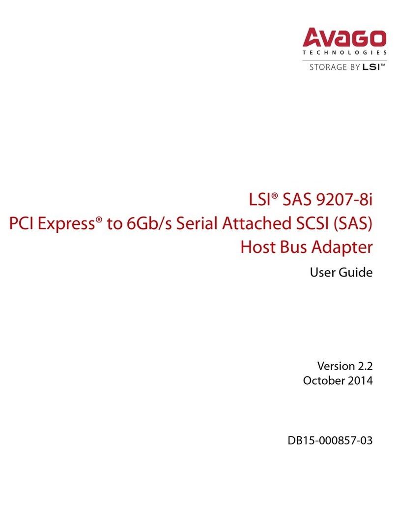 Avago SAS 9207-8i User manual