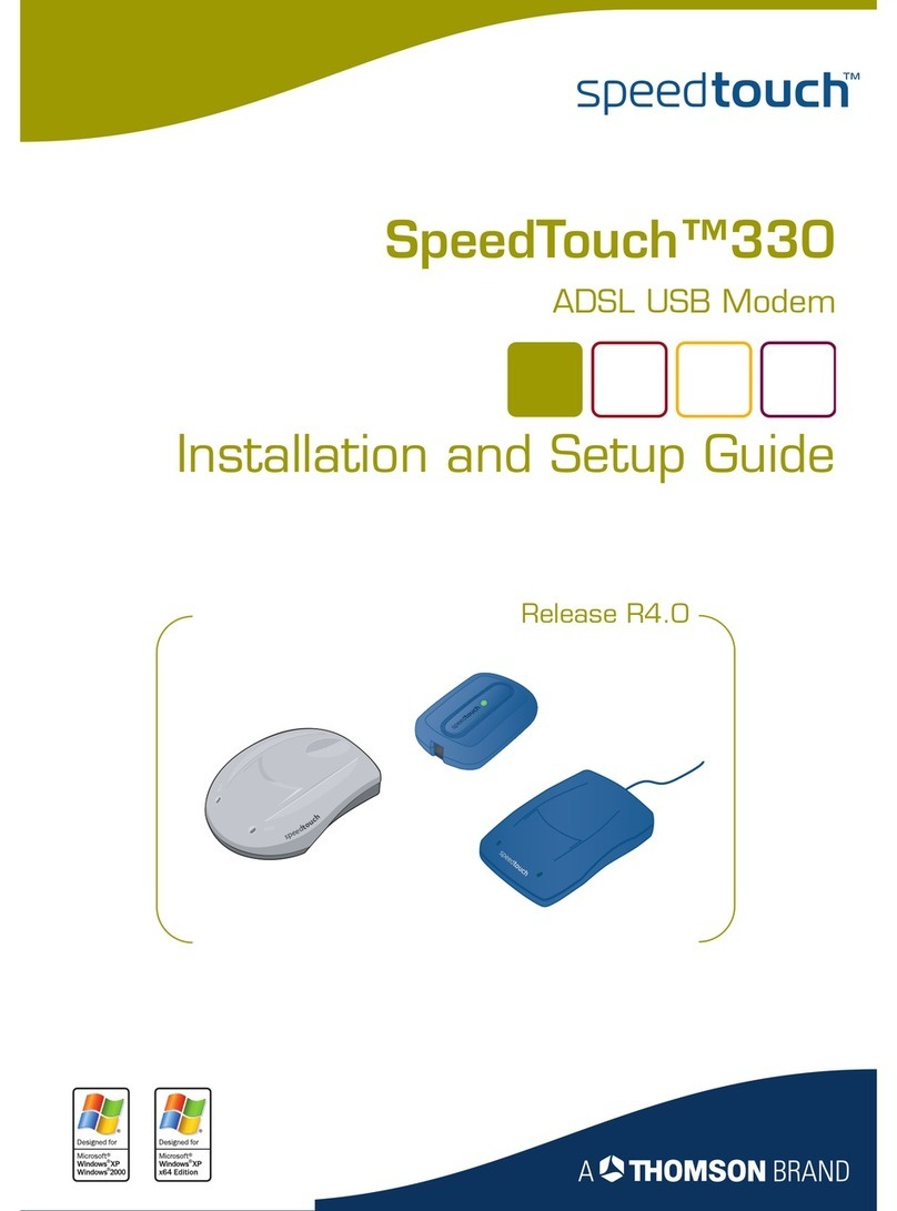 Speedtouch 330 Installation and setup guide