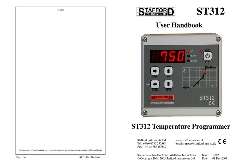 Stafford Instruments ST312 Instruction Manual