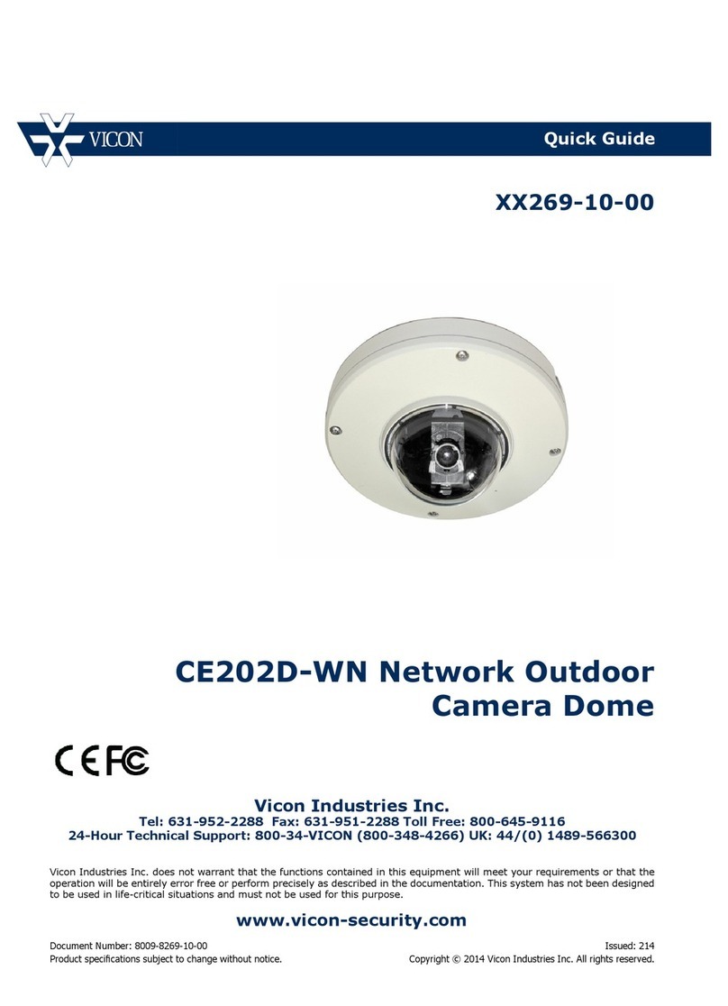Vicon CE202D-WN User manual