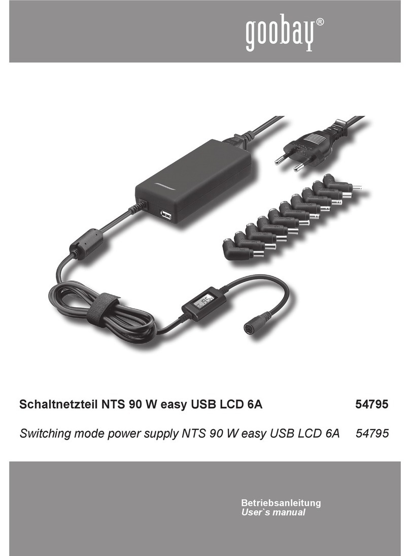 goodbay NTS 90 W easy USB LCD 6A user manual