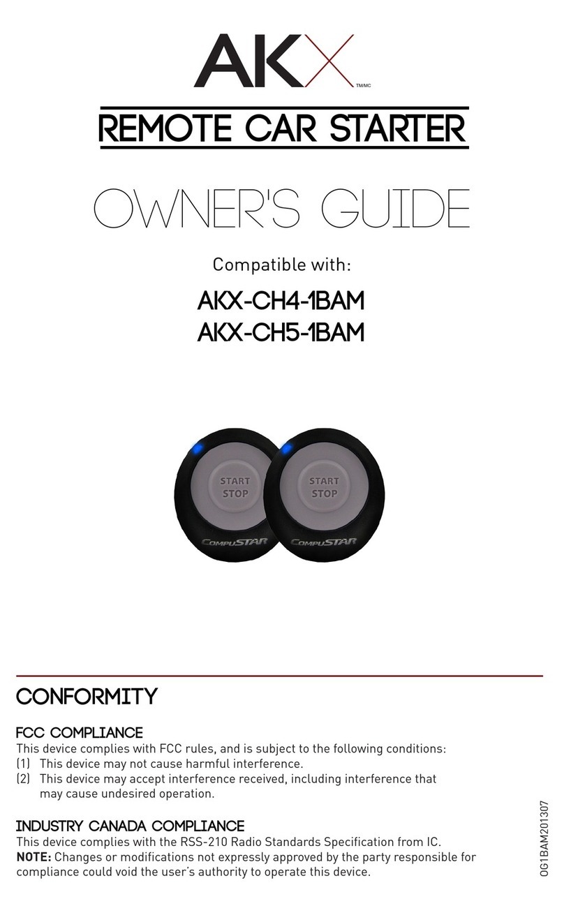 AKX AKX-CH4-1BAM owner's guide
