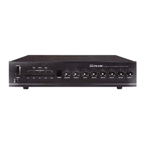 DAPAudio PA240 User manual