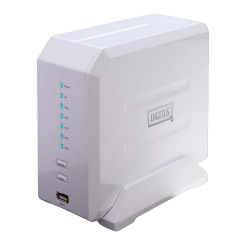 Digitus 2-PORT NAS SATA HDD ENCLOSURE Quick installation manual