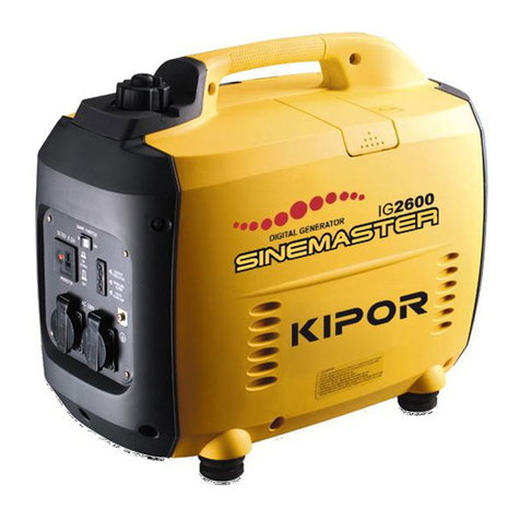 Kipor Sinamaster I G2600 User manual