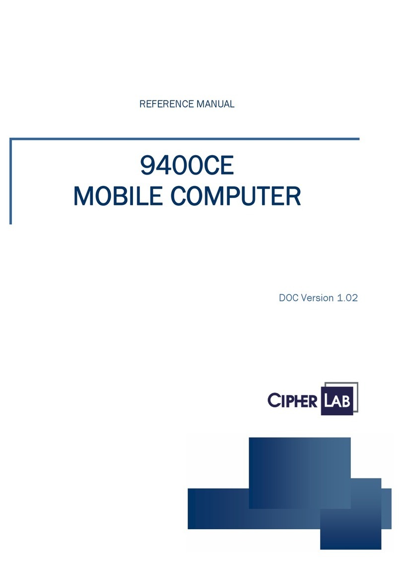CipherLab 9400CE User manual