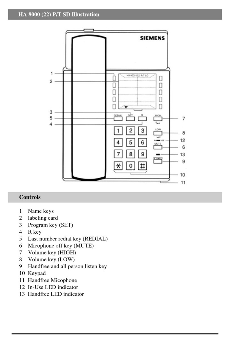 Siemens HA 8000 (22) P/T SD User manual