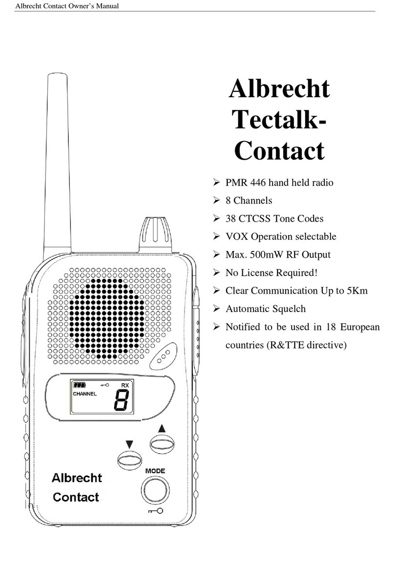 Albrecht Contact User manual