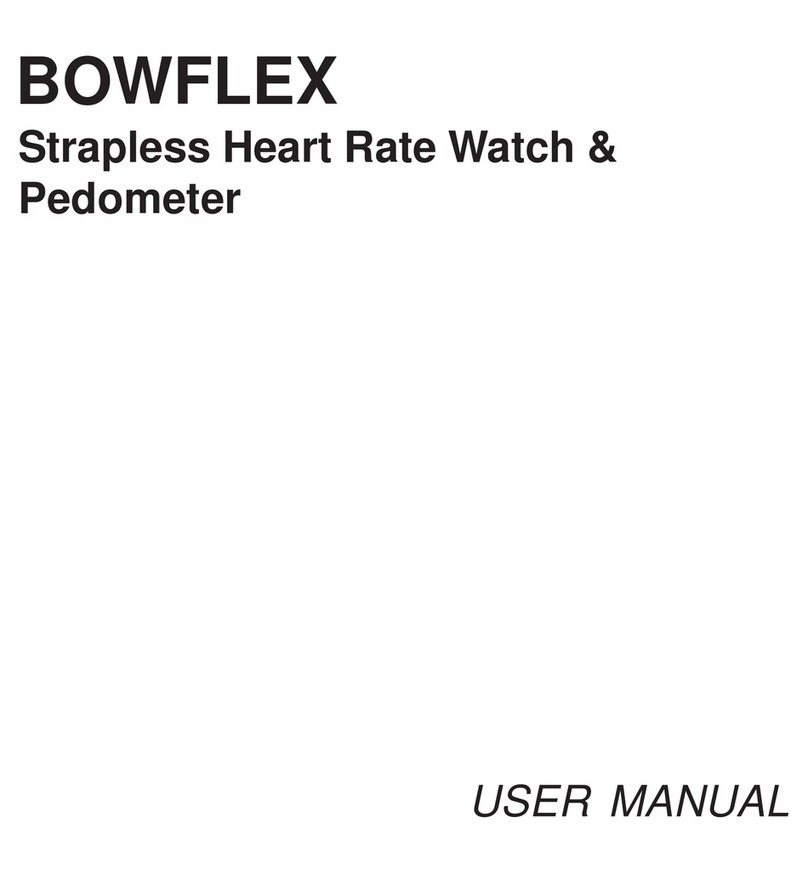 Salutron BOWFLEX user manual