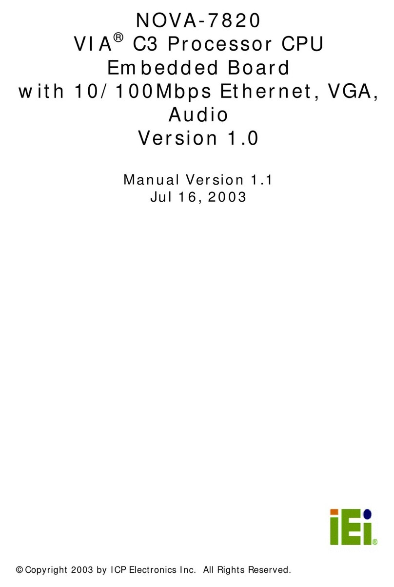 IEI Technology NOVA-7820 User manual