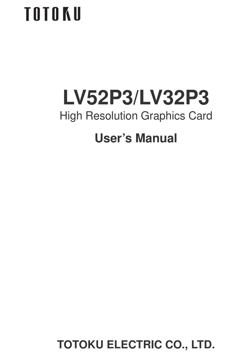 Totoku LV52P3 User manual