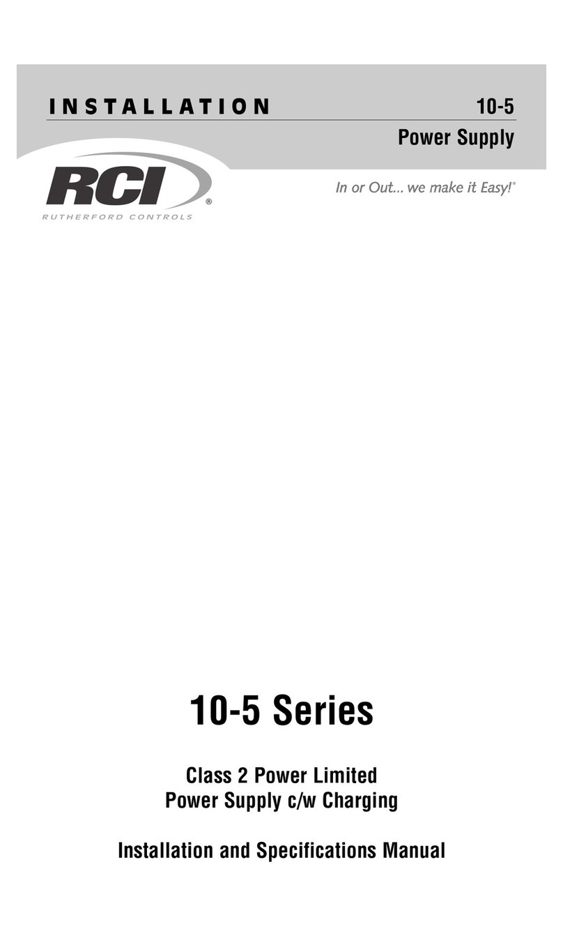 RCI 10-5 Series Installation