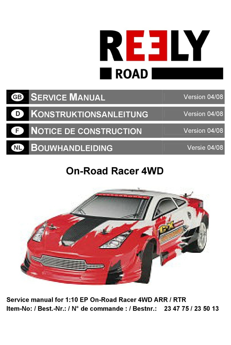 Reely On-Road Racer 4WD Service manual