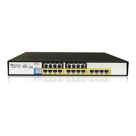 AudioCodes Mediant 800 MSBR User manual