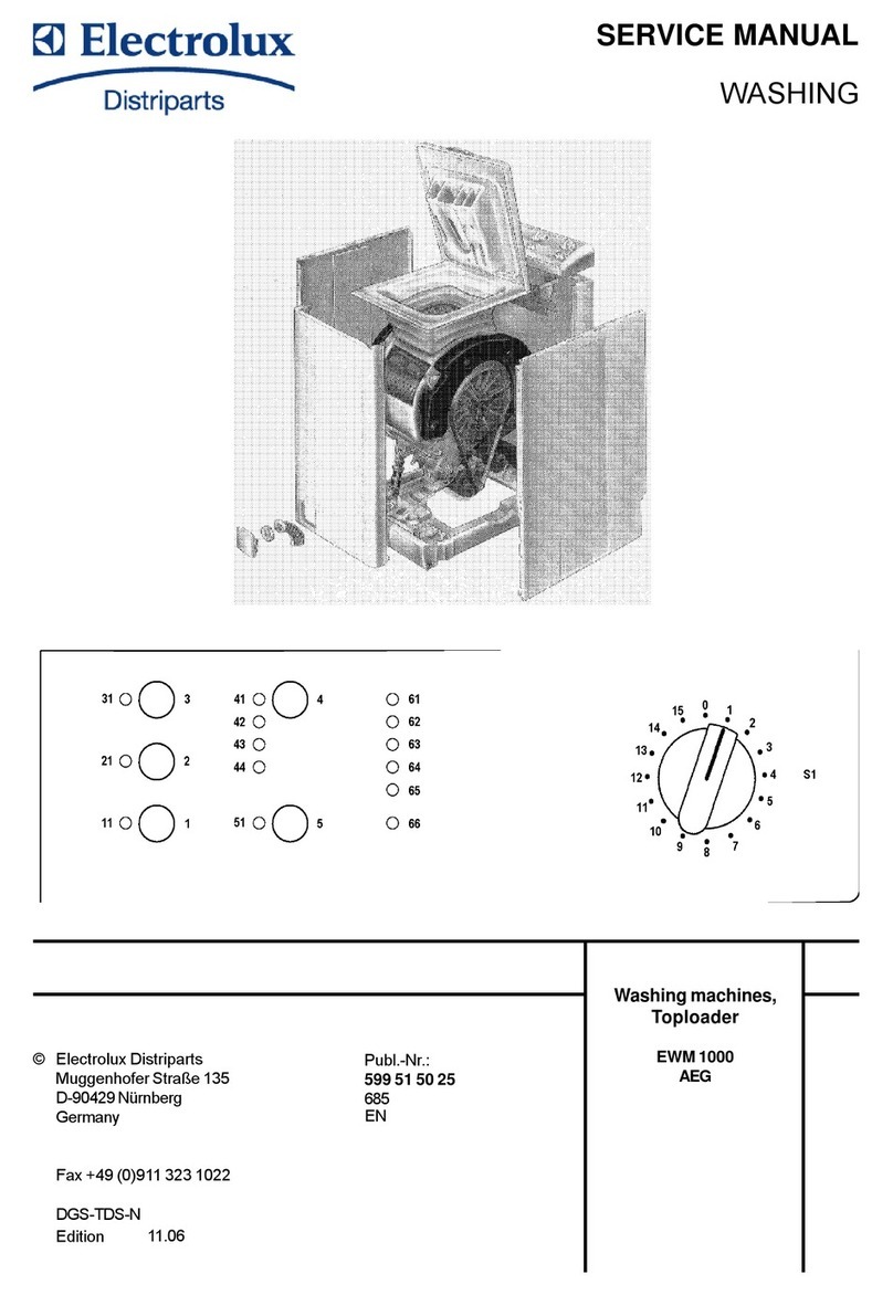 Electrolux EWM 1000 AEG Service manual