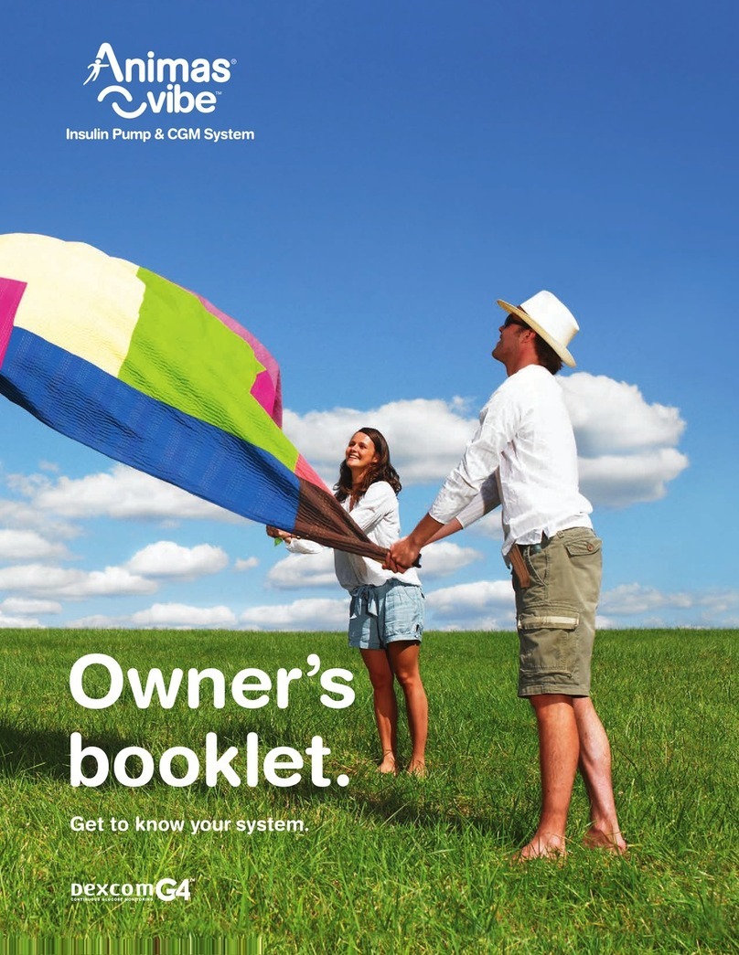 Animas vibe owner's booklet