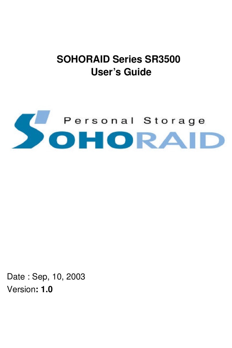 Raidon SOHORAID Series SR3500 User manual