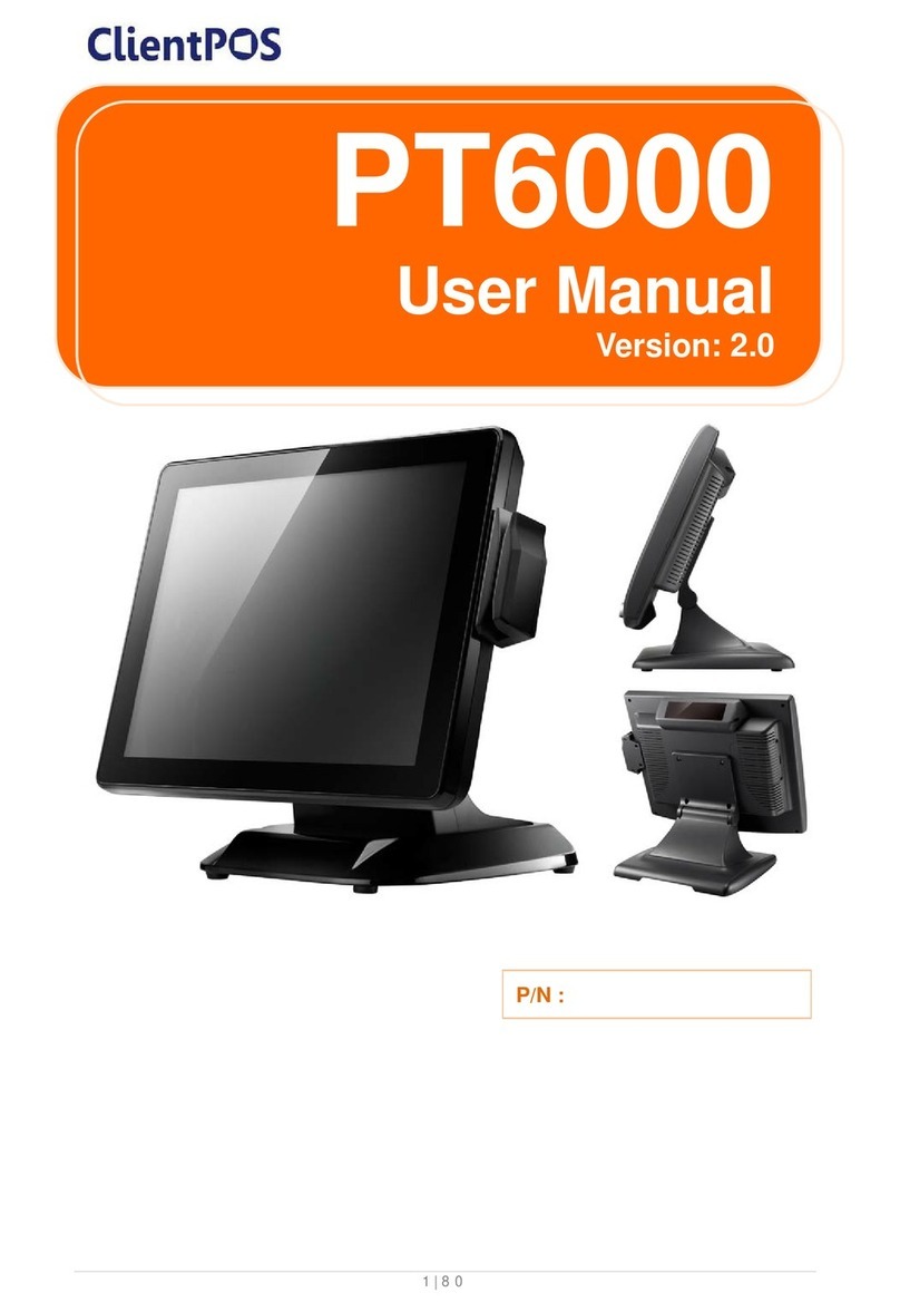 ClientPOS PT6000 User manual