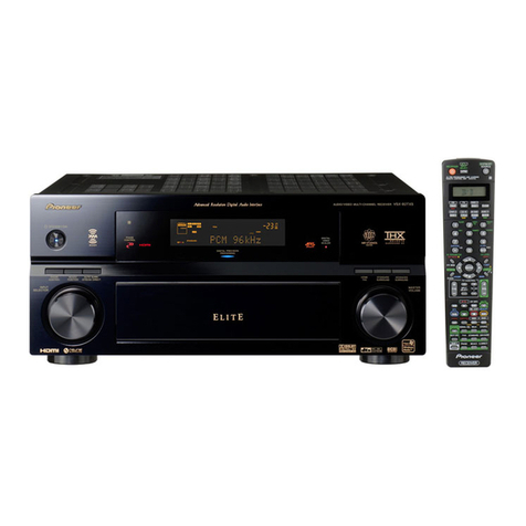 Pioneer VSX-84TXSI - AV Receiver User manual Pioneer VSX-84TXSI - AV Receiver User manual