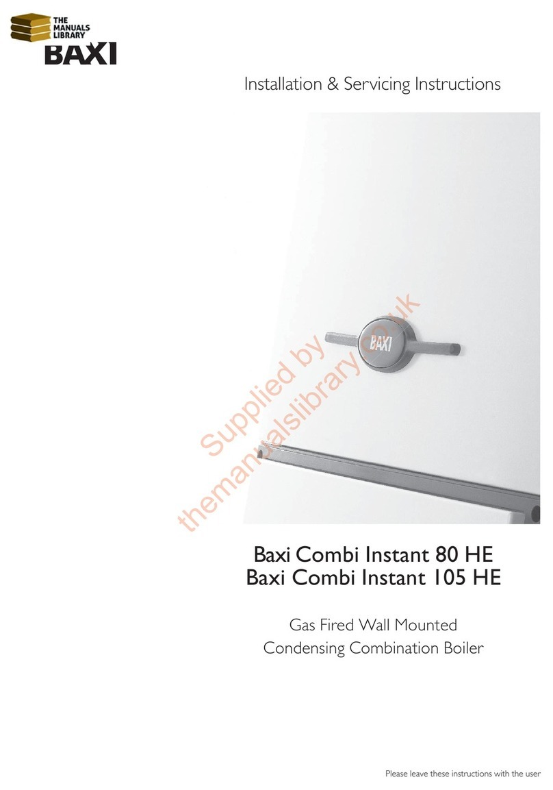 Baxi Combi Instant 80 HE Installation & servicing instructions