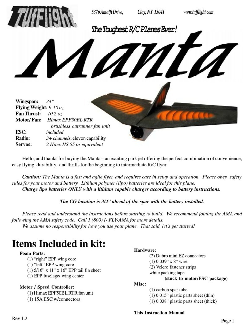 TufFlight Manta instruction manual
