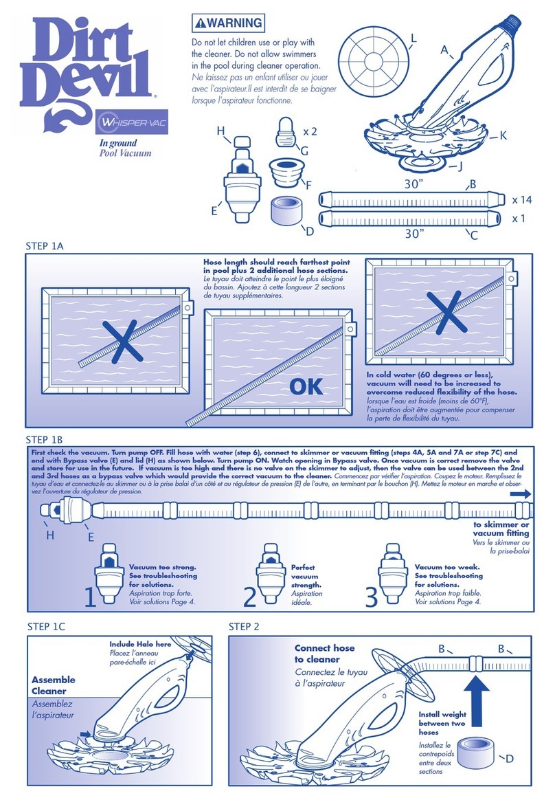 Dirt Devil Whisper-Vac instruction manual