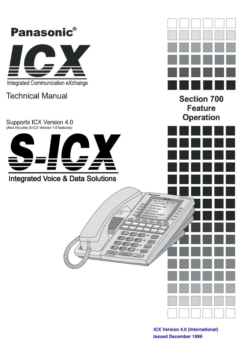 Panasonic S-ICX Technical manual