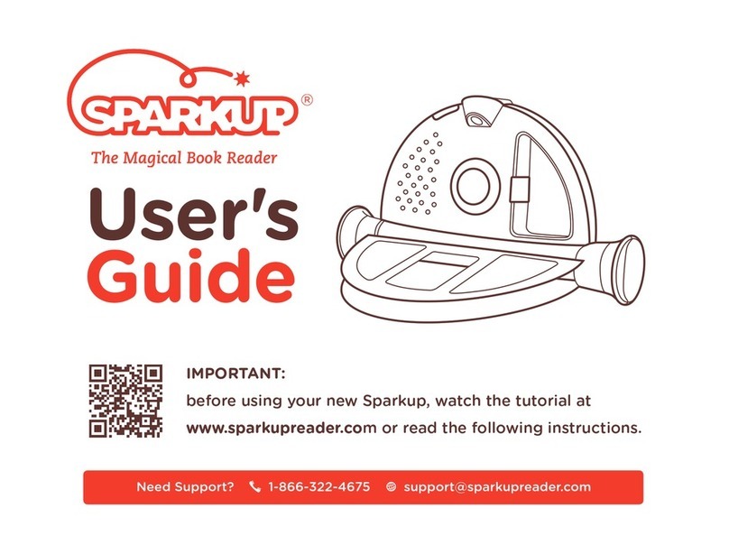 Sparkup e-Reader User manual