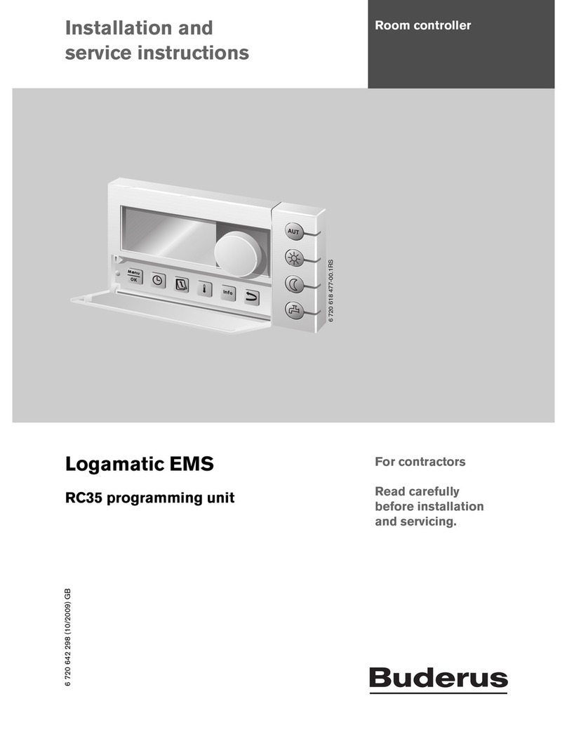 Buderus Logamatic EMS RC35 Quick guide