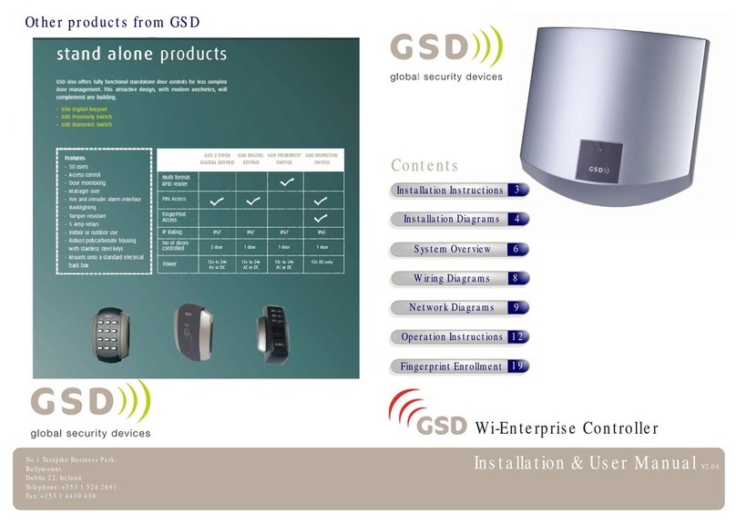GSD GSDn-WEC Installation & user manual GSD GSDn-WEC Installation & user manual