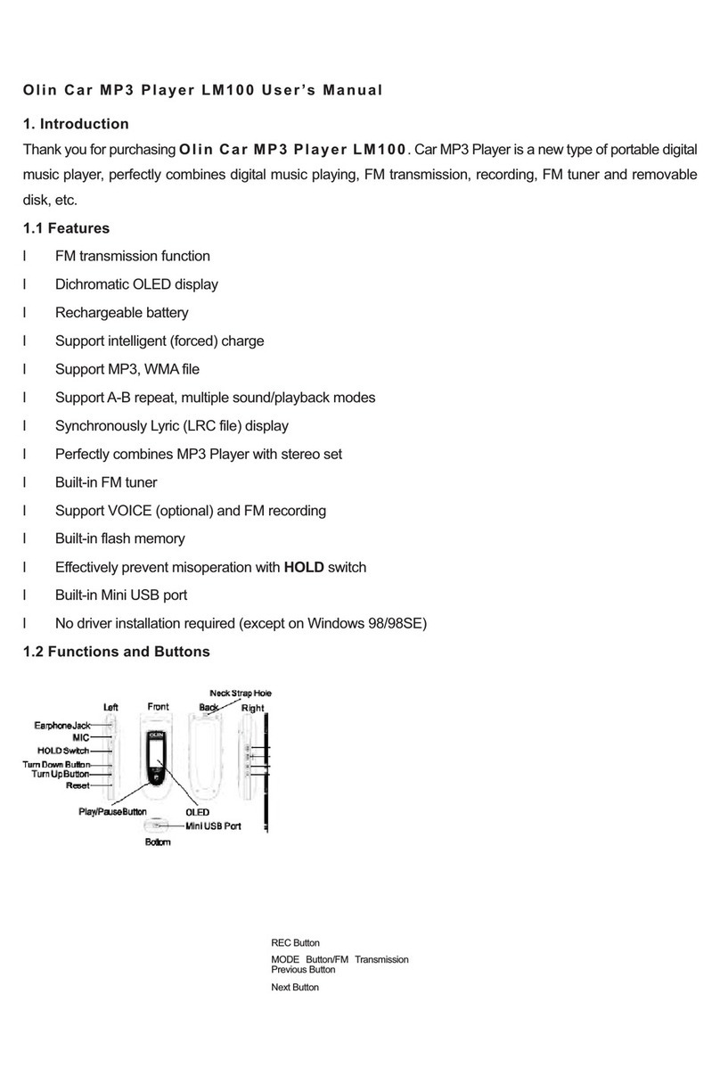 Olin LM100 user manual