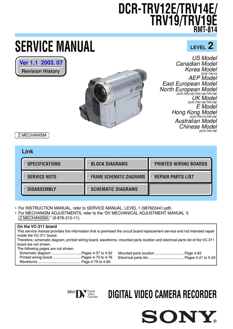 Sony DCR-TRV12E Service manual