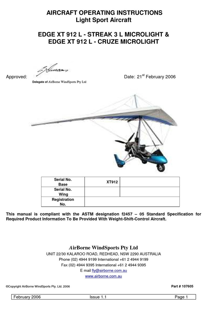 AirBorne WindSports EDGE XT 912 L operating instructions