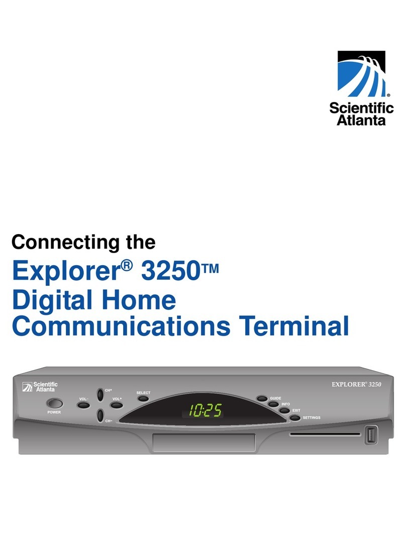 Scientific Atlanta Explorer 3250 instructions