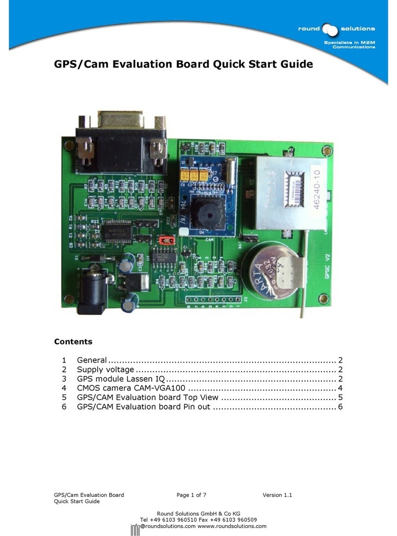 Round Solutions GPS Evaluation Board quick start guide