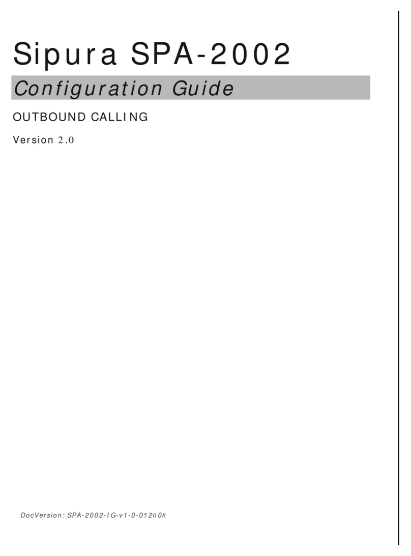Sipura Technology SPA-2002 User manual