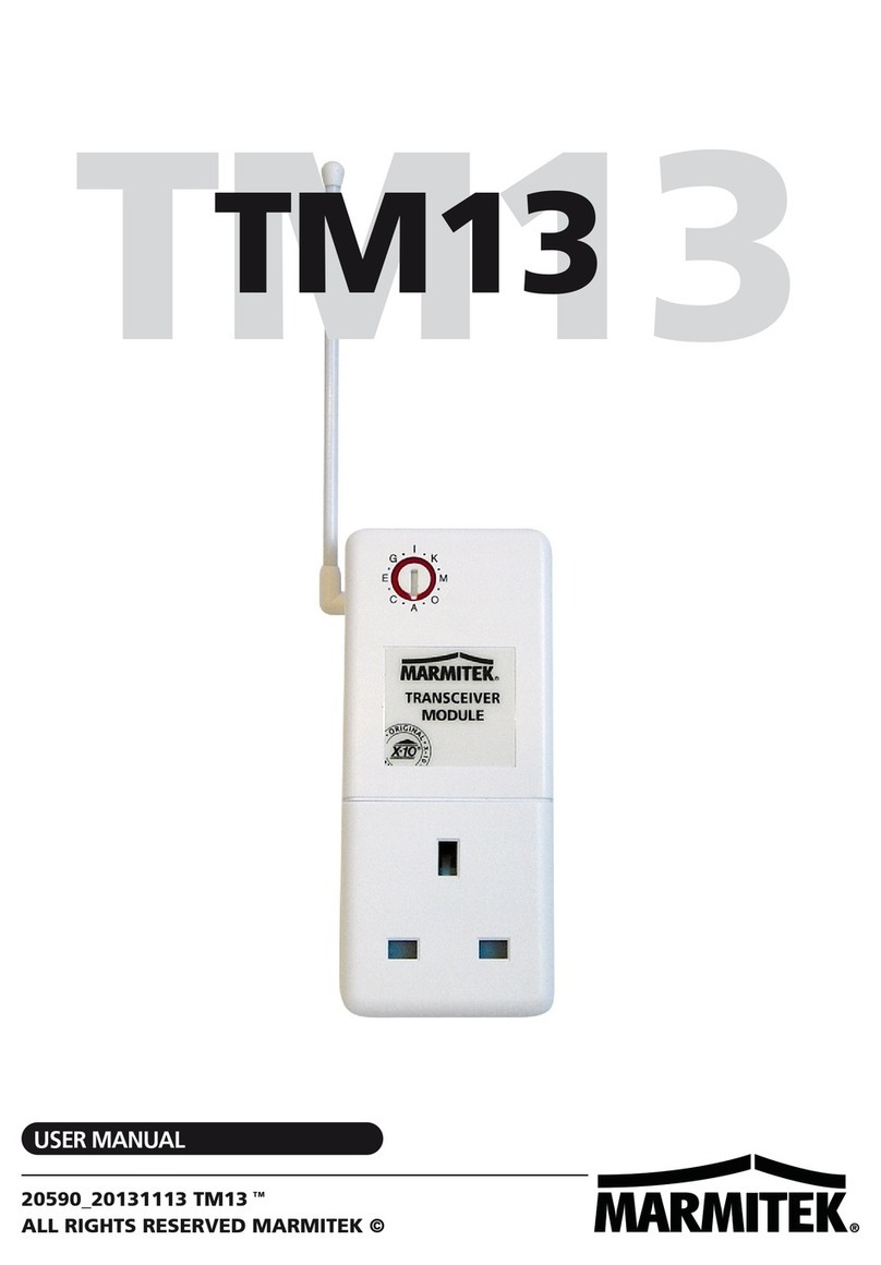 Marmitek Home Control TM13 user manual