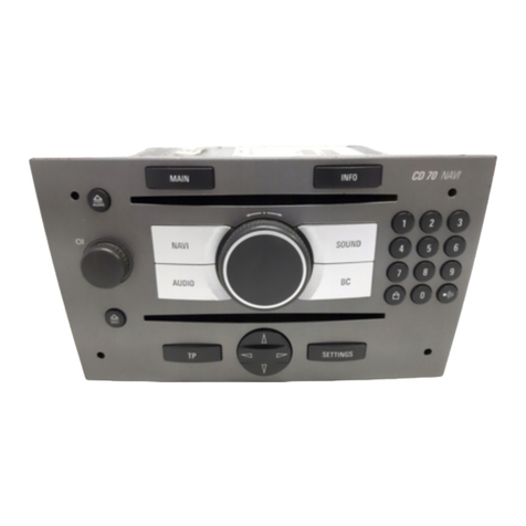 Opel CD 70 NAVI manual