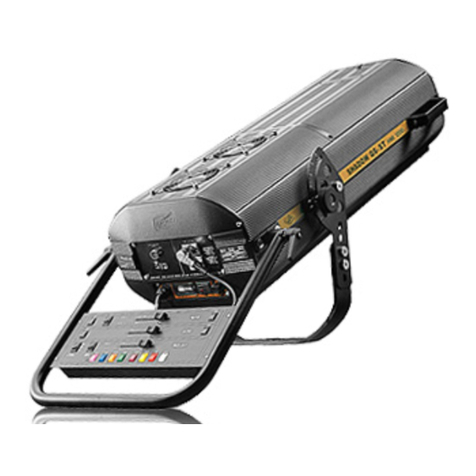 Claypaky Tiger C.C. HMI 575 User manual