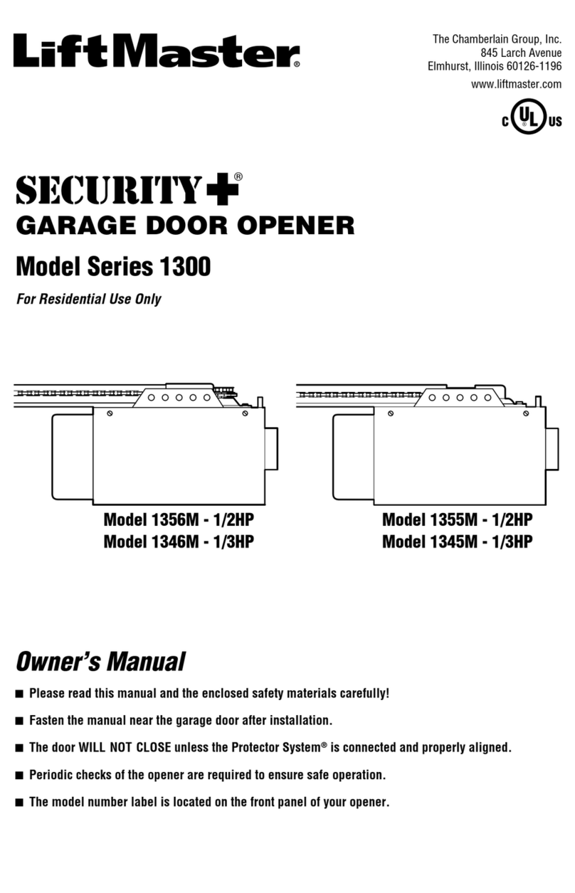 Chamberlain 1356M User manual