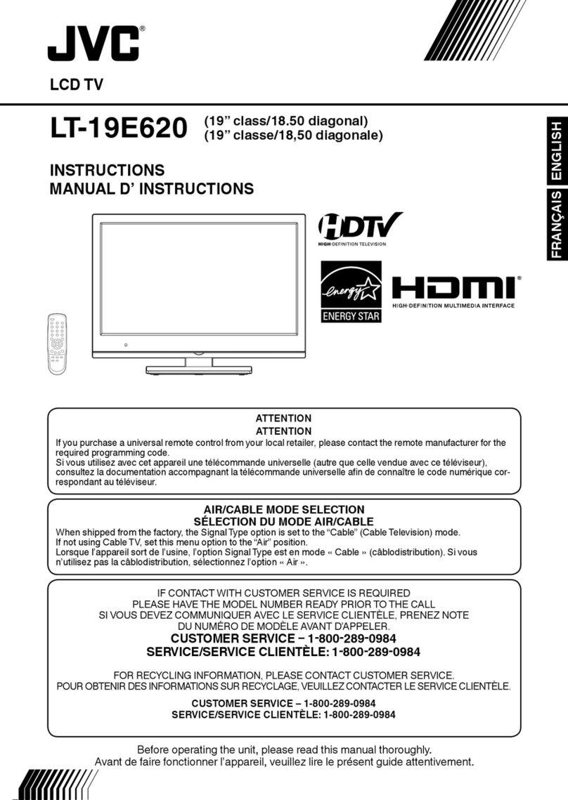 JVC LT-19E620 User manual JVC LT-19E620 User manual