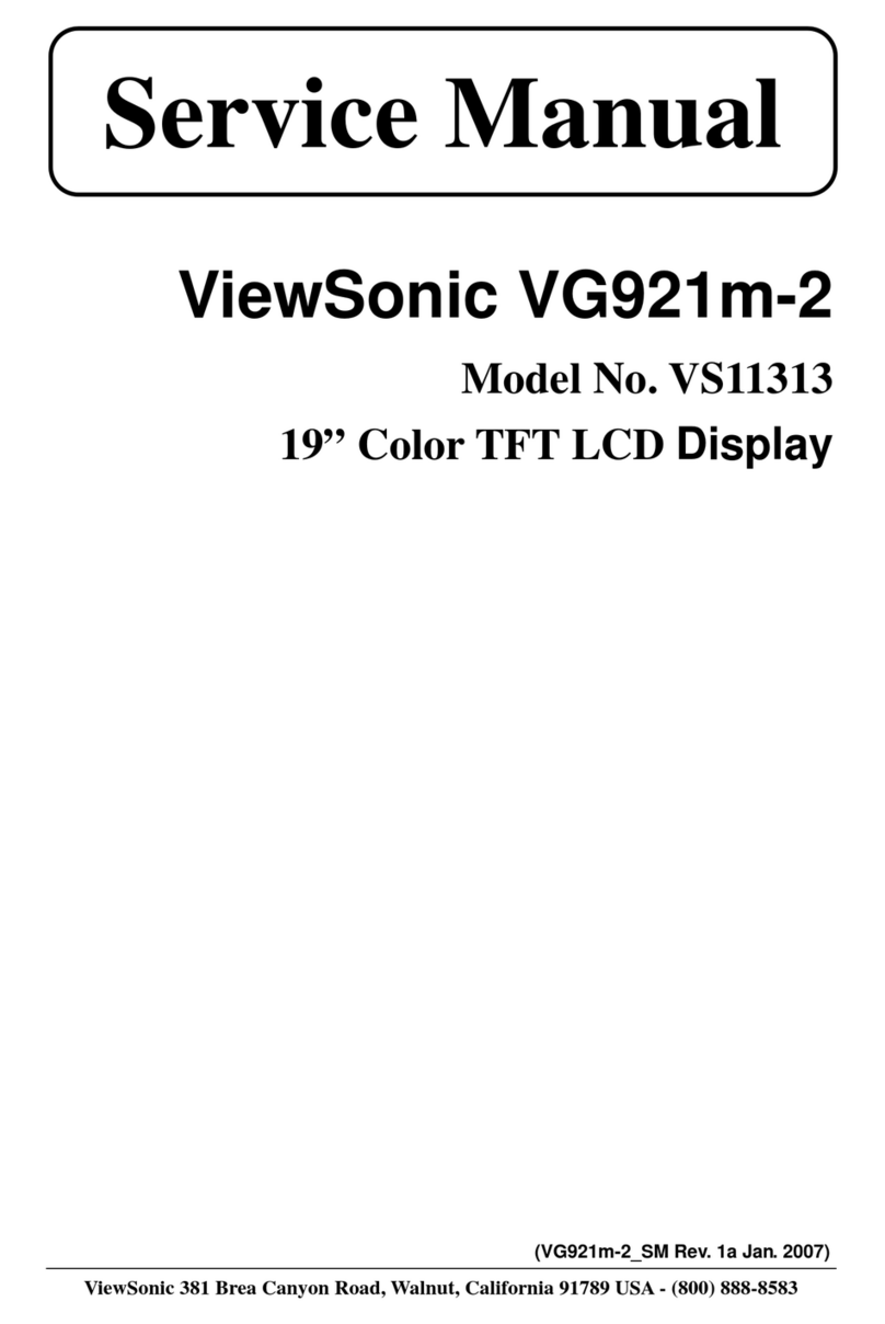 ViewSonic VG921m-2 User manual