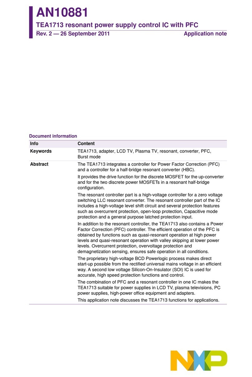 NXP Semiconductors AN10881 Installation and operating instructions